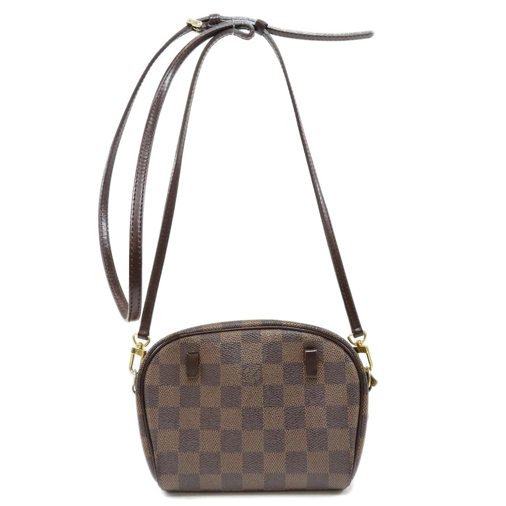 Louis Vuitton Pochette Canvas Damier Brown Ipanema Bag Ebene Shoulder Brown